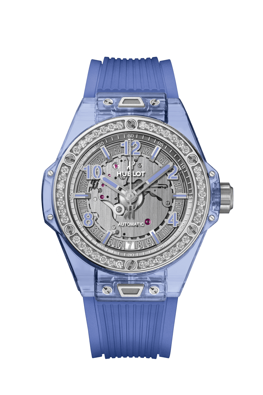 One Click Blue Sapphire Diamonds 39MM