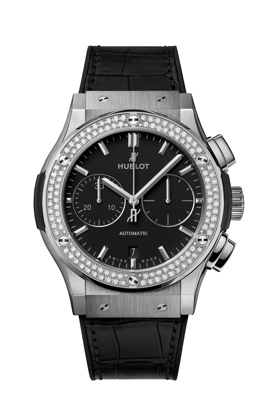 Chronograph Titanium Diamonds 45MM CLASSIC FUSION Référence :  521.NX.1171.LR.1104 -1