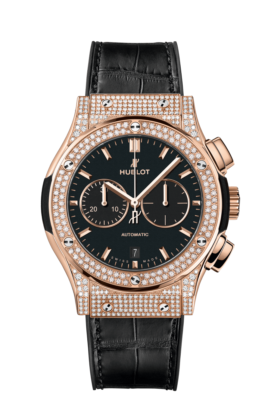 Chronograph King Gold Pavé 42MM