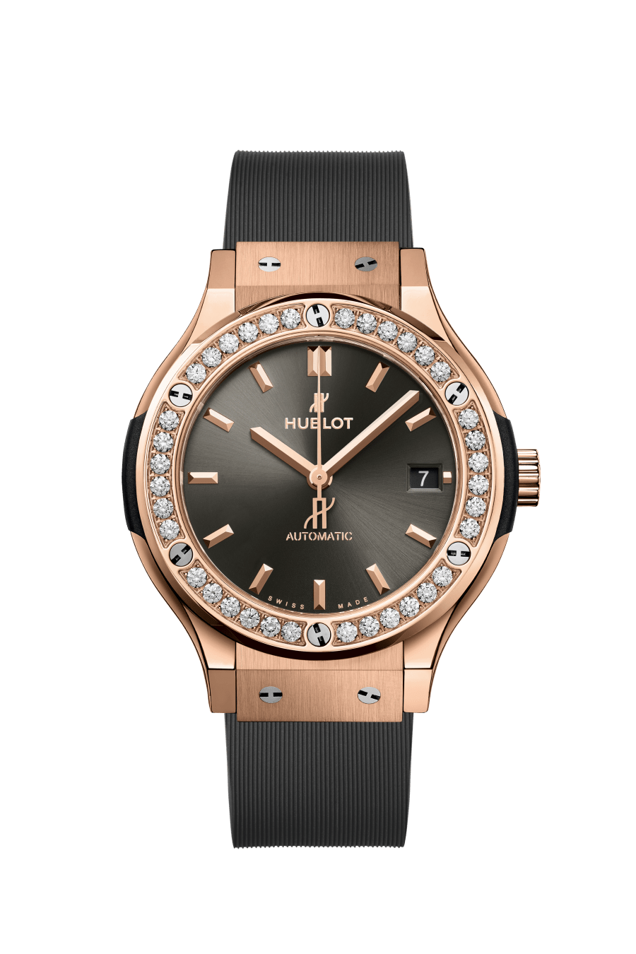 Racing Grey King Gold Diamonds 38MM