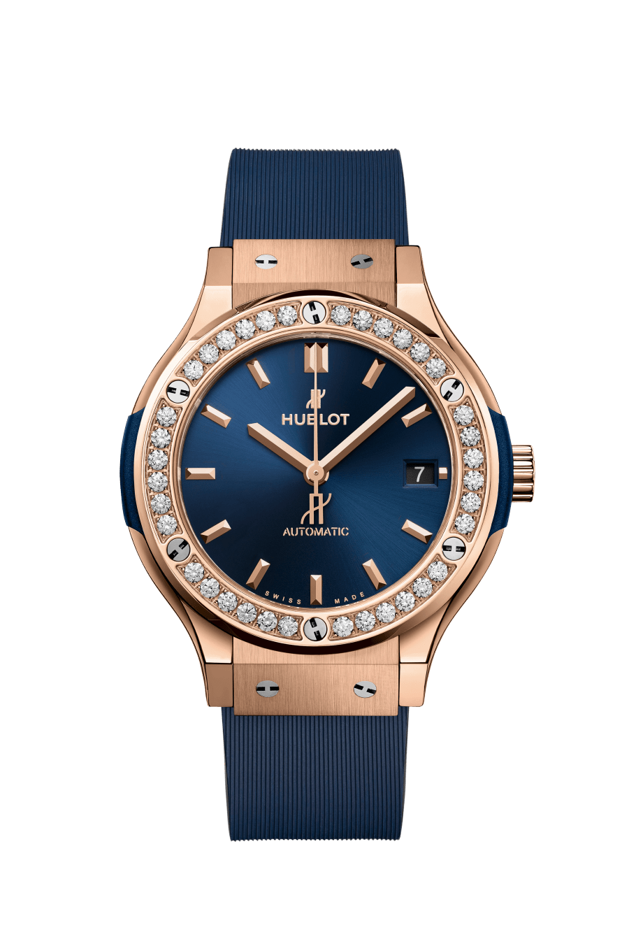 King Gold Blue Diamonds 38MM