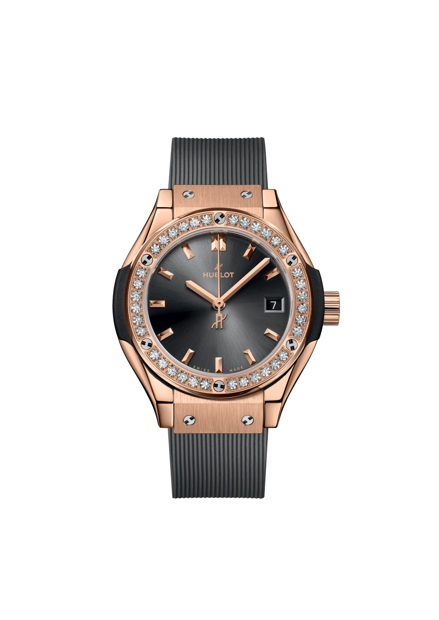 Racing Grey King Gold Diamonds 29MM