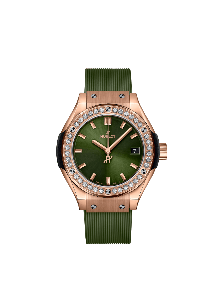 King Gold Green Diamonds 29MM CLASSIC FUSION Référence :  591.OX.8980.RX.1204 -1