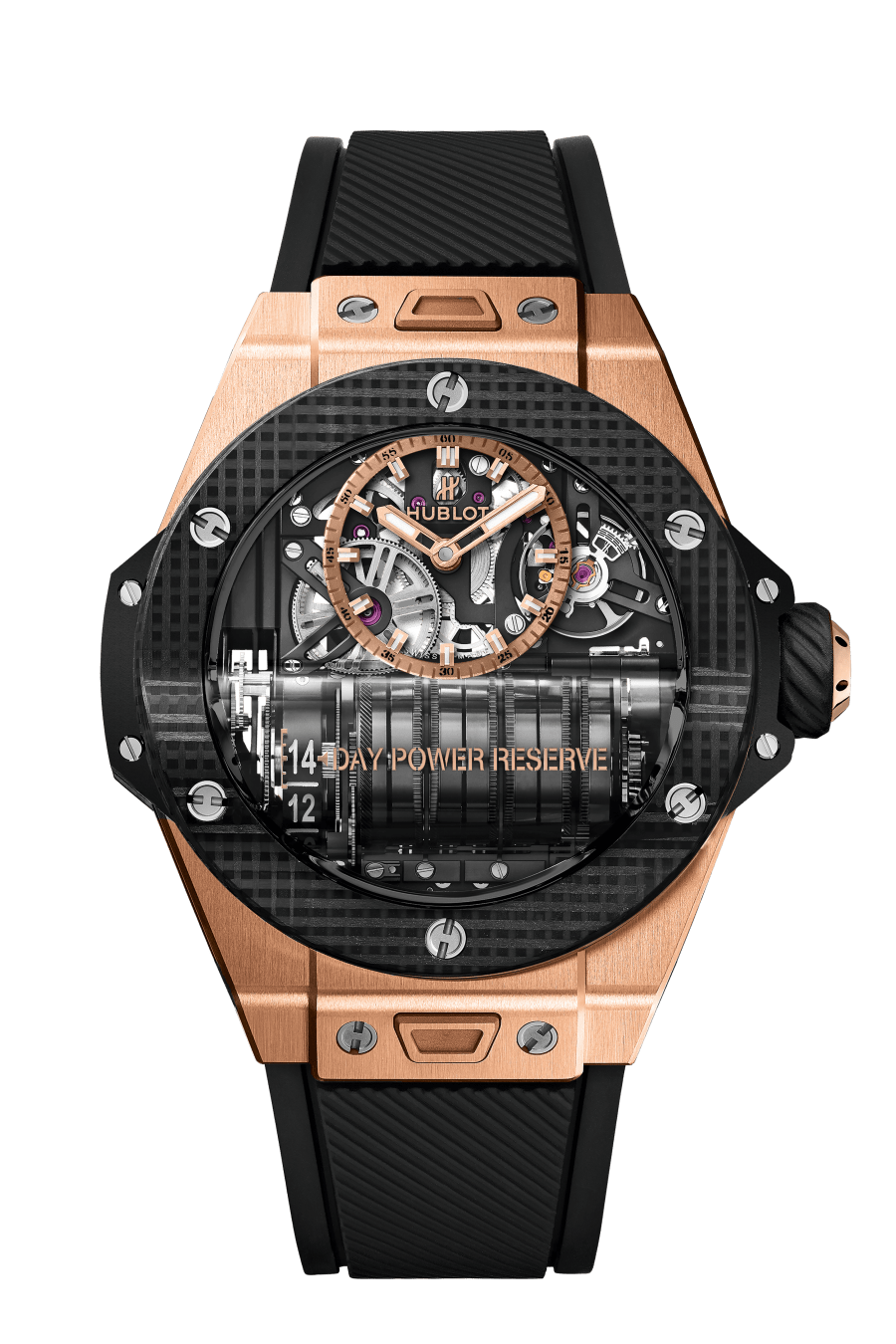 MP-11 Power Reserve 14 Days King Gold 3D Carbon  45MM MP Référence :  911.OQ.0118.RX -1