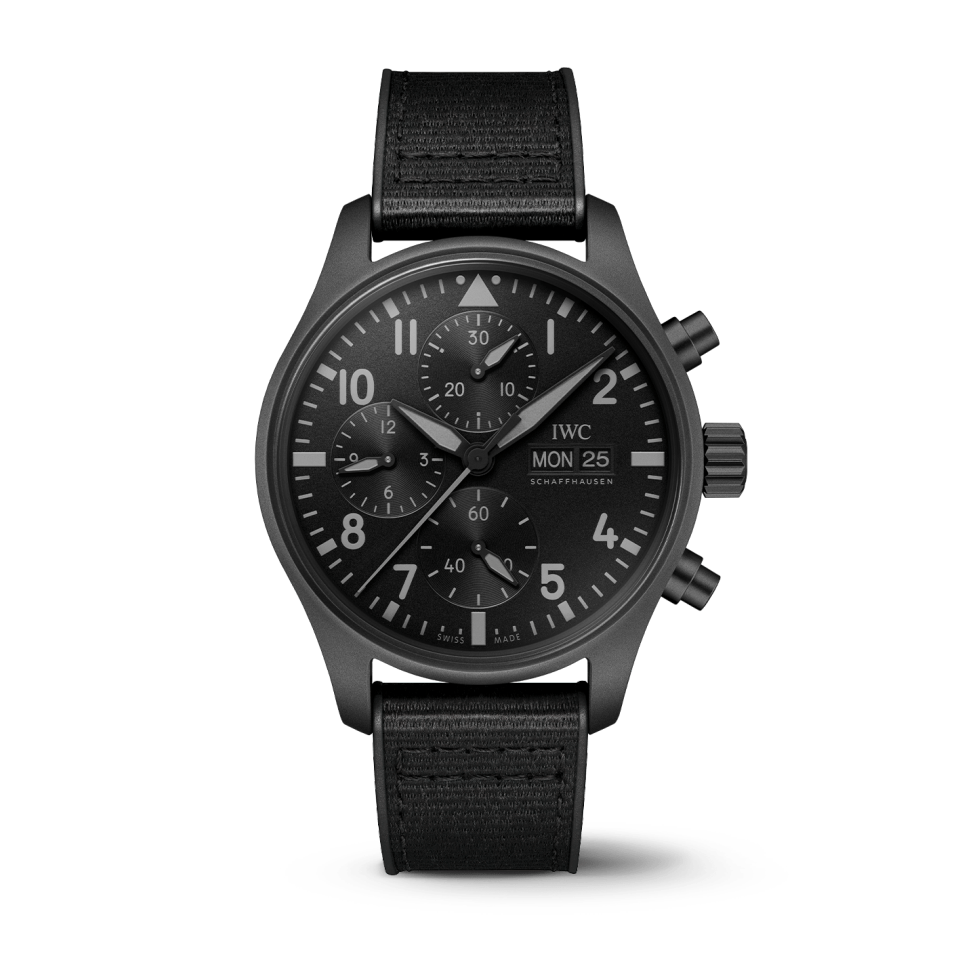 Montre d’Aviateur Chronographe 41 TOP GUN Ceratanium® Montres d’Aviateur Référence :  IW388106 -1