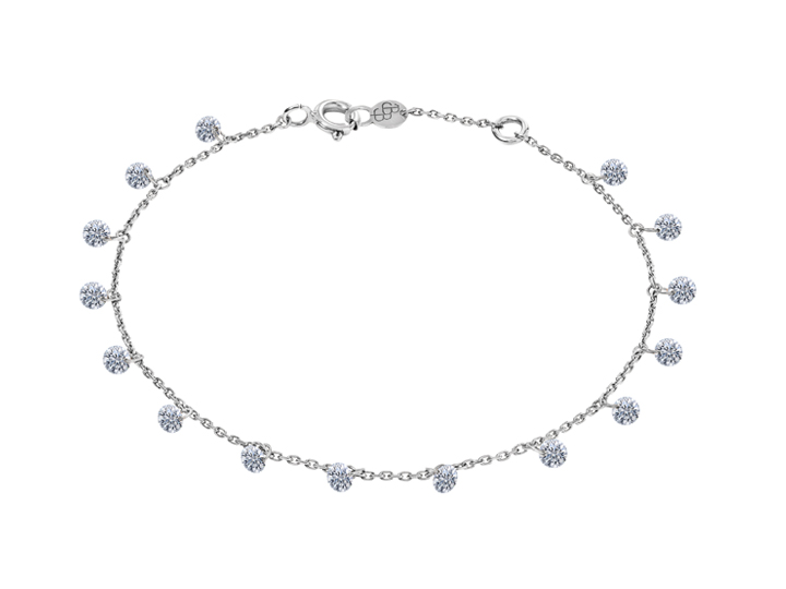 BRACELET 360°, 15 diamants brillants, 1 carat