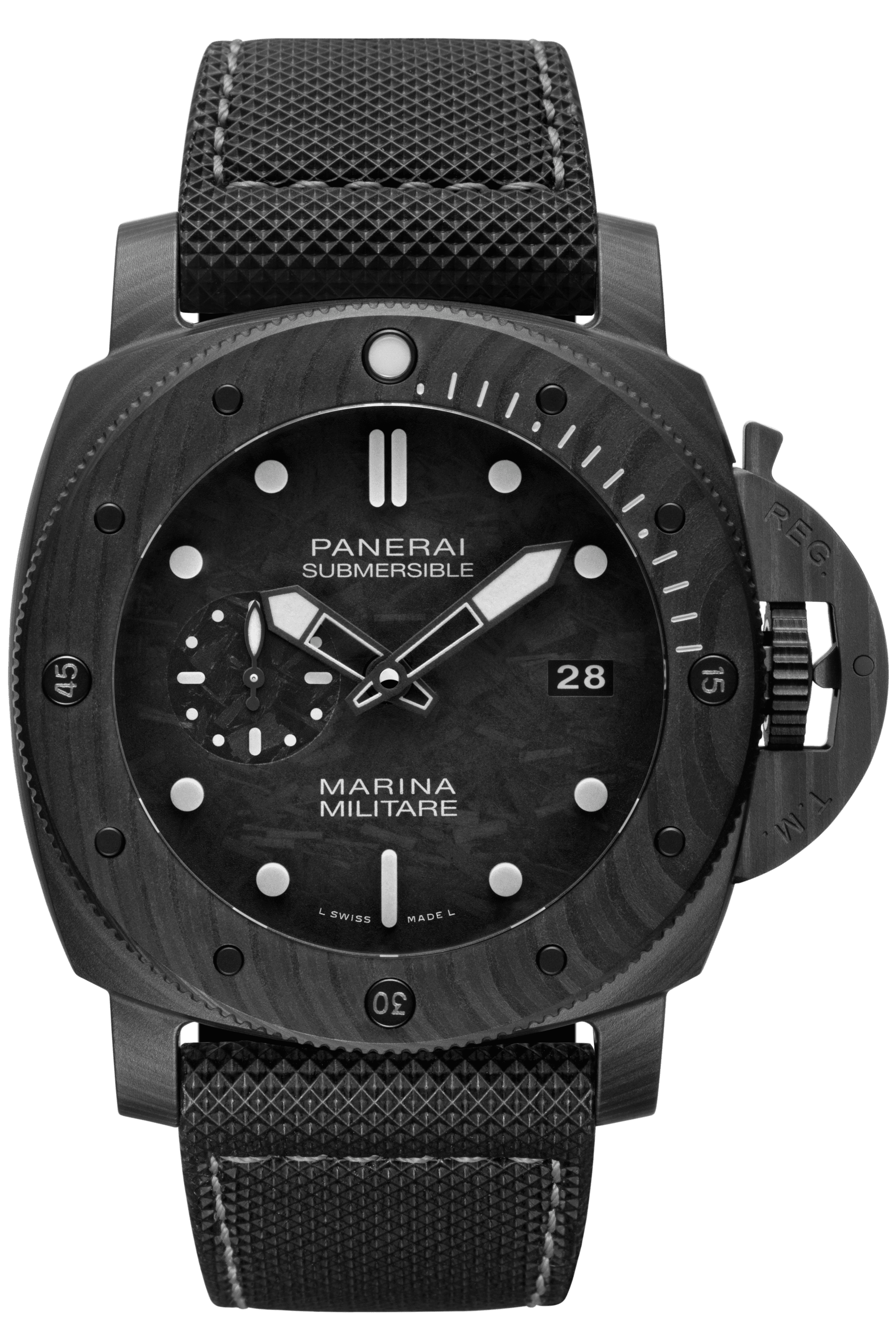 Submersible Marina Militare Carbotech™ - 47mm SUBMERSIBLE Référence :  PAM02979 -4