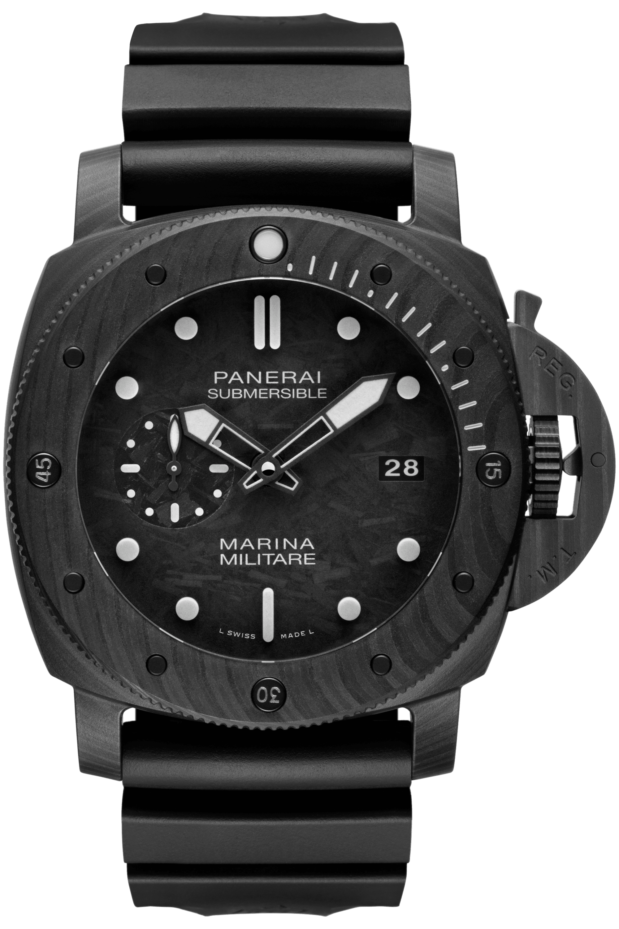 Submersible Marina Militare Carbotech™ - 47mm SUBMERSIBLE Référence :  PAM02979 -5