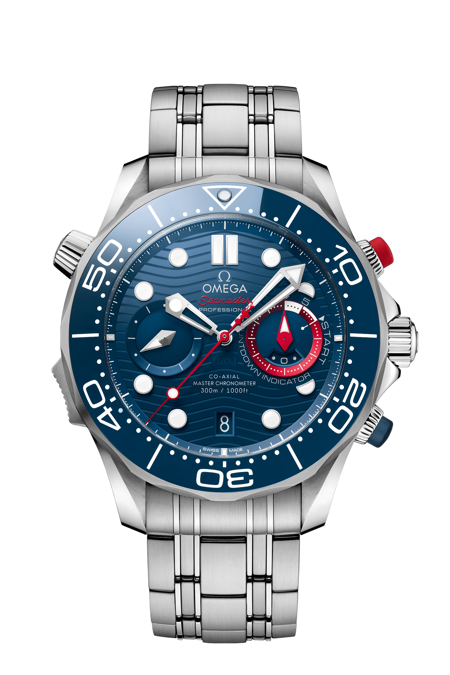 DIVER 300M- CO-AXIAL MASTER CHRONOMETER CHRONOGRAPH 44 MM  Seamaster Référence :  210.30.44.51.03.002 -1