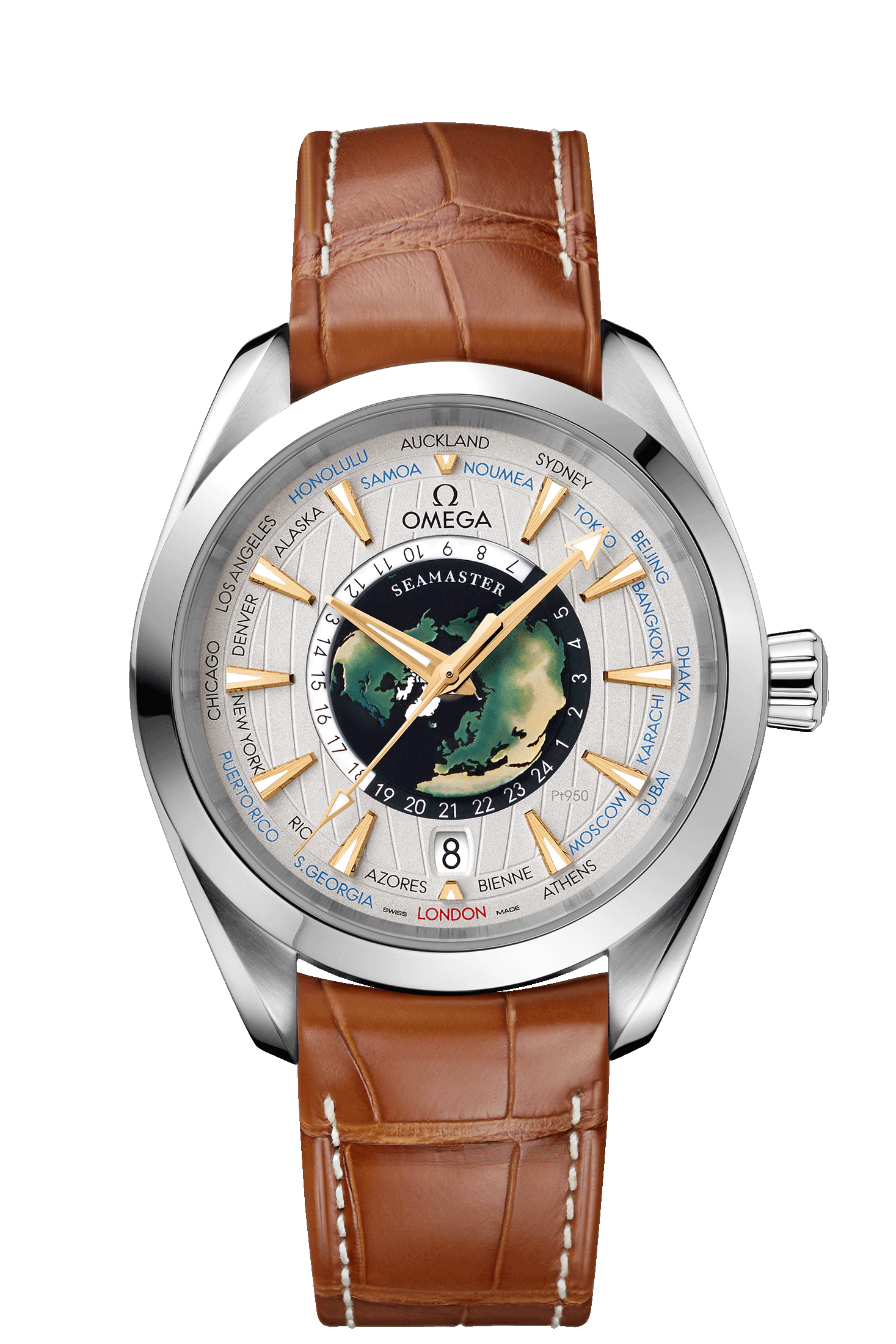 Aqua Terra 150M Co‑Axial Master Chronometer GMT Worldtimer 43 mm Seamaster Référence :  220.93.43.22.99.001 -1