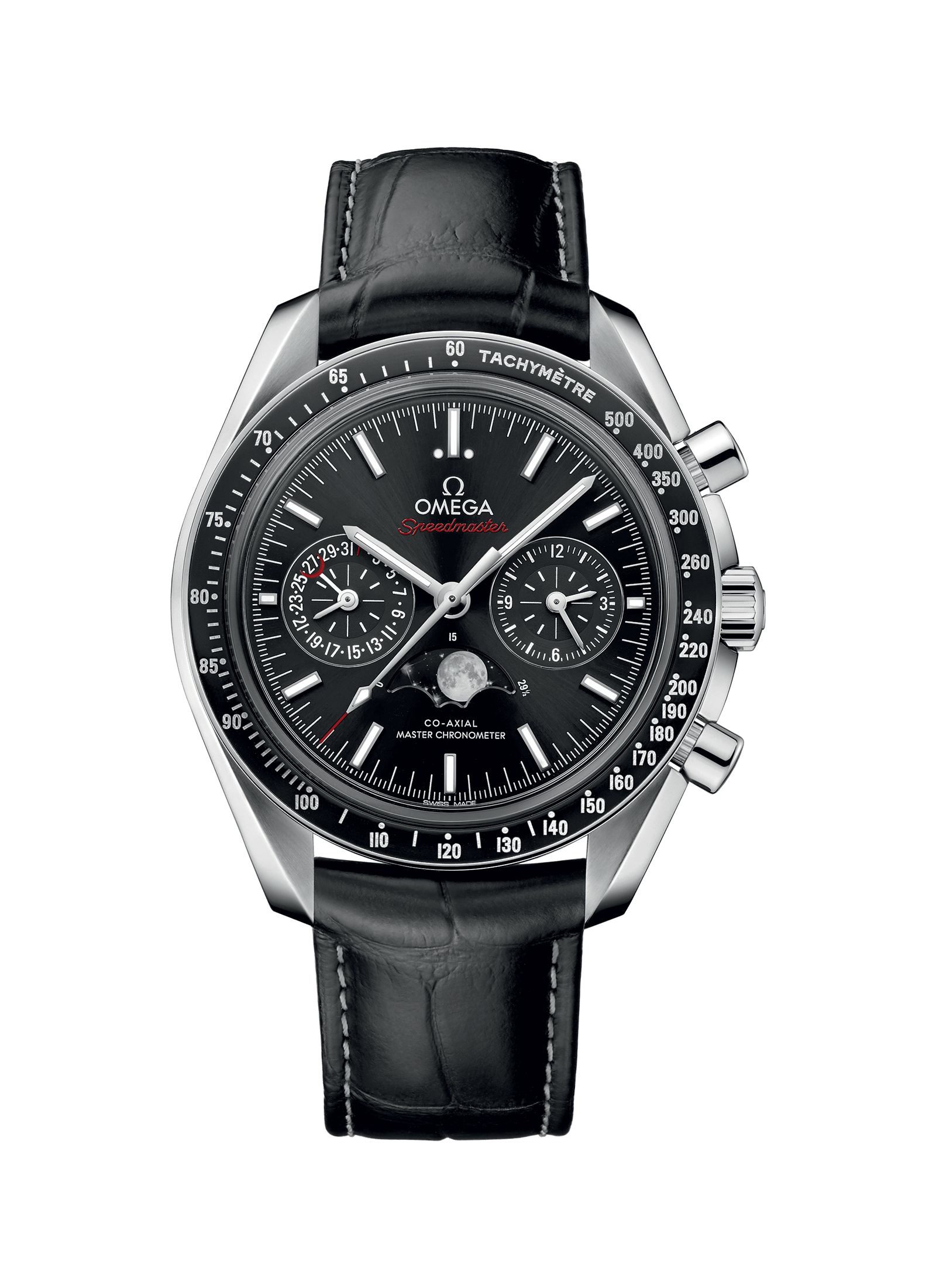 Phases de lune Co‑Axial Master Chronometer Moonphase Chronograph 44.25 mm Speedmaster Référence :  304.33.44.52.01.001 -1