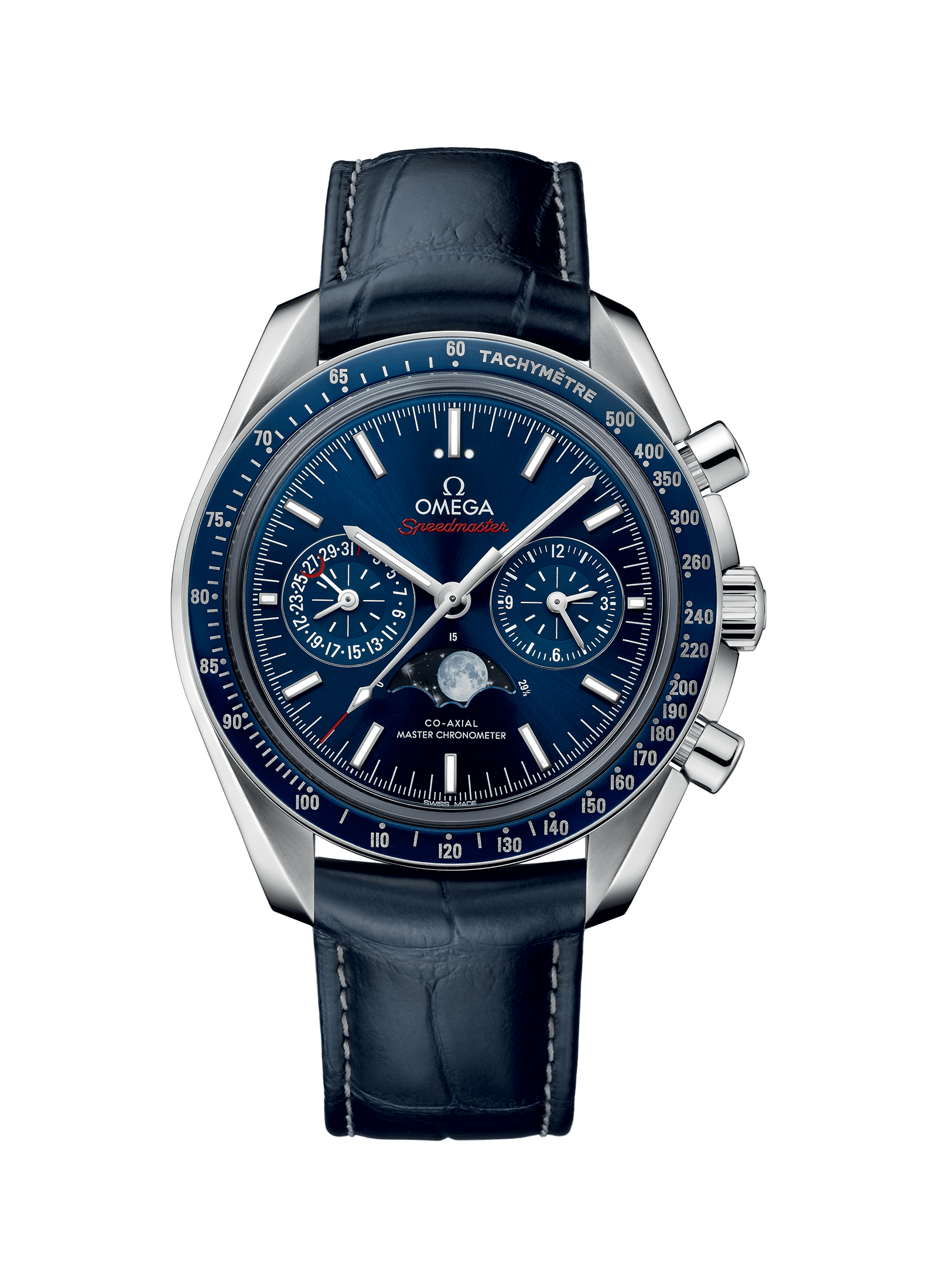 Phases de lune Co‑Axial Master Chronometer Moonphase Chronograph 44.25 mm Speedmaster Référence :  304.33.44.52.03.001 -1