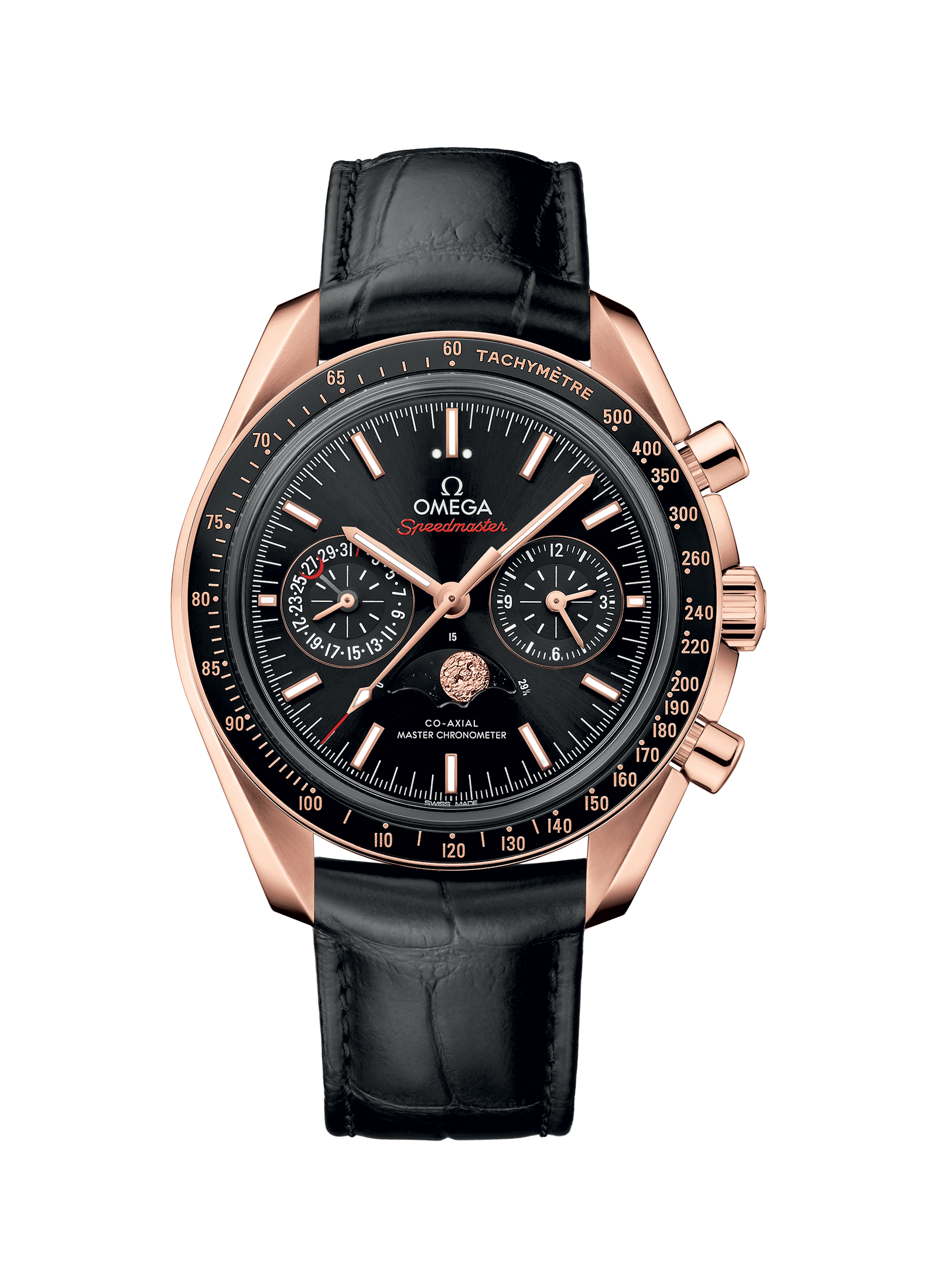 Phases de lune Co‑Axial Master Chronometer Moonphase Chronograph 44.25 mm Speedmaster Référence :  304.63.44.52.01.001 -1