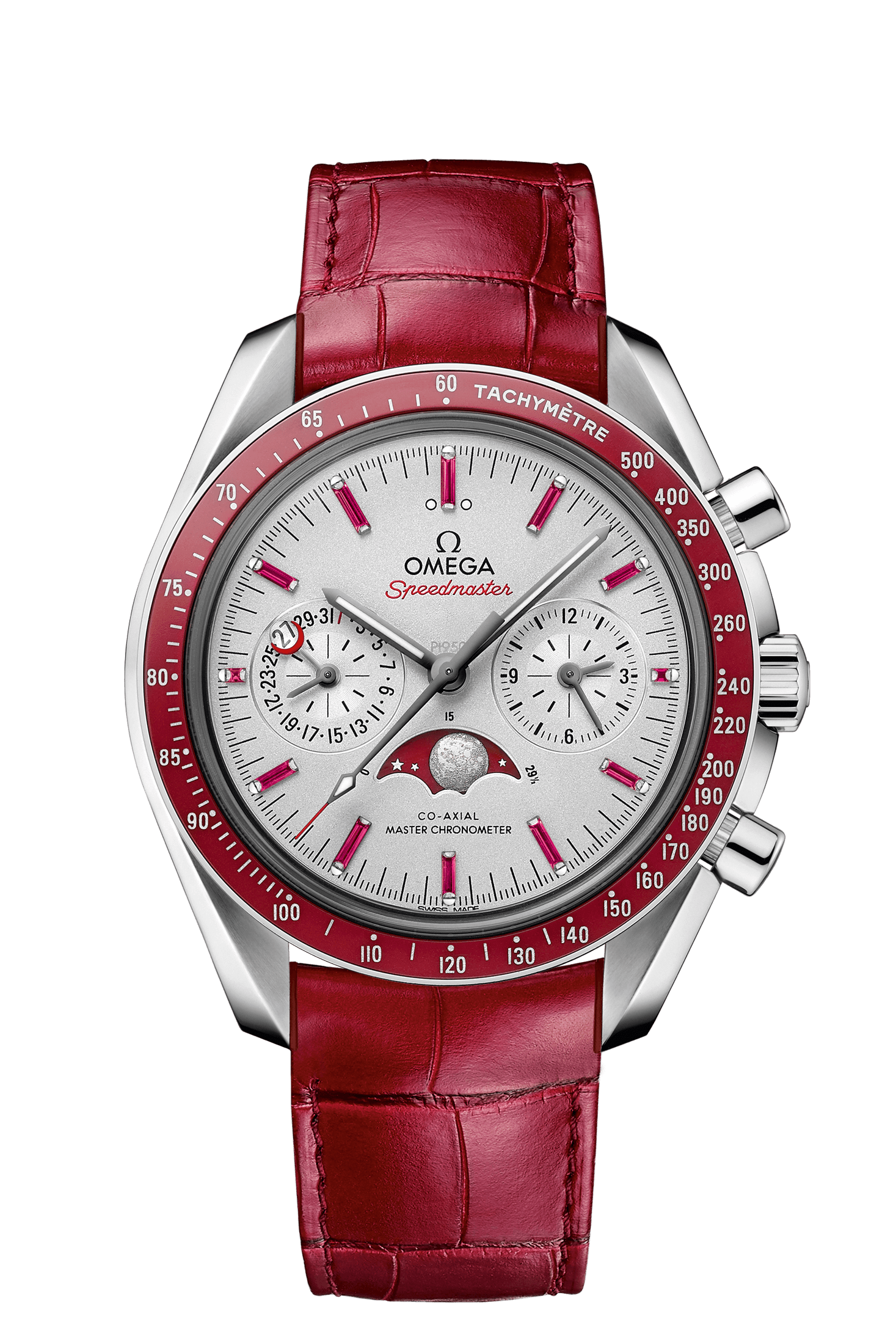 Phases de lune Co‑Axial Master Chronometer Moonphase Chronograph 44.25 mm Speedmaster Référence :  304.93.44.52.99.002 -1