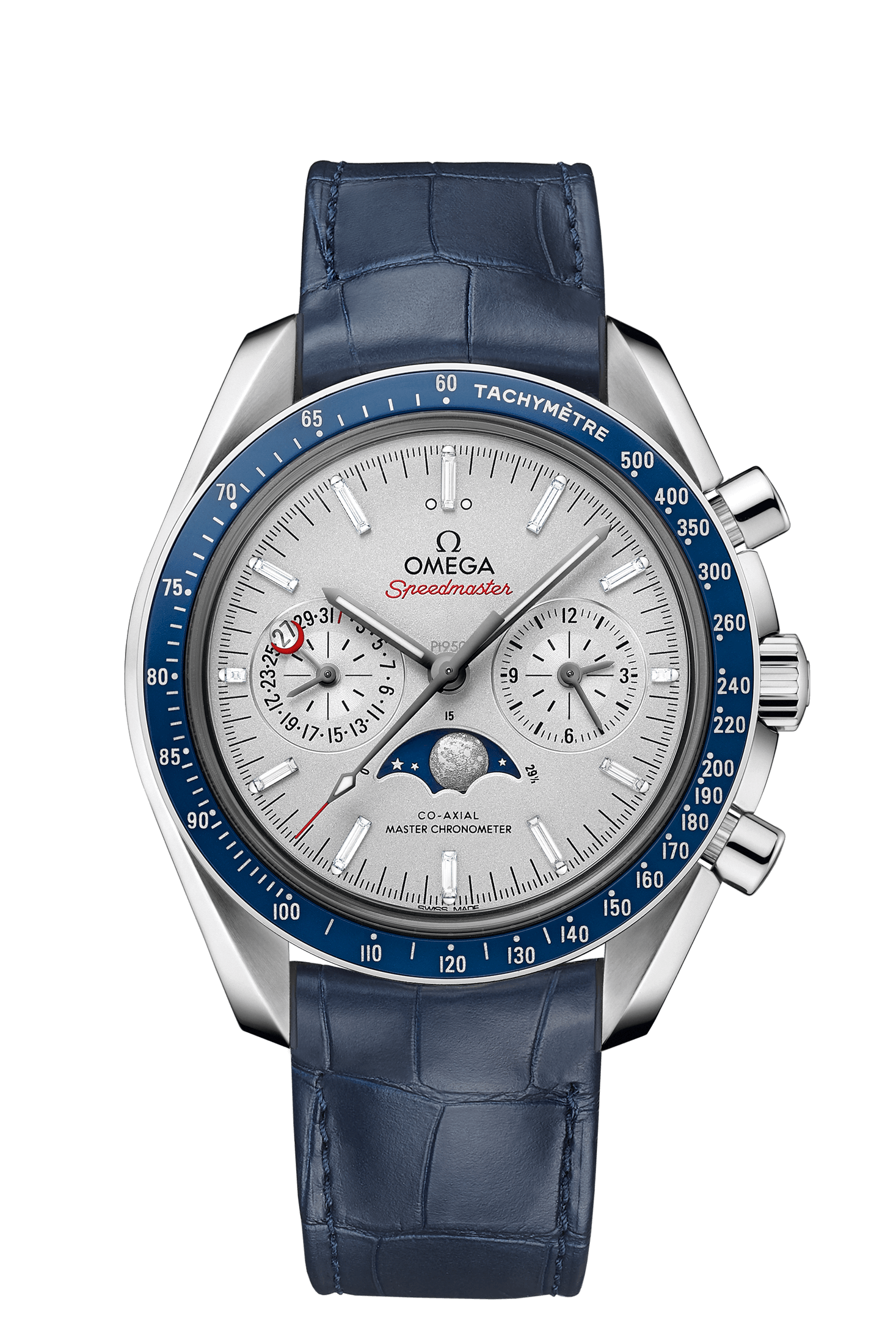 Phases de lune Co‑Axial Master Chronometer Moonphase Chronograph 44.25 mm Speedmaster Référence :  304.93.44.52.99.004 -1