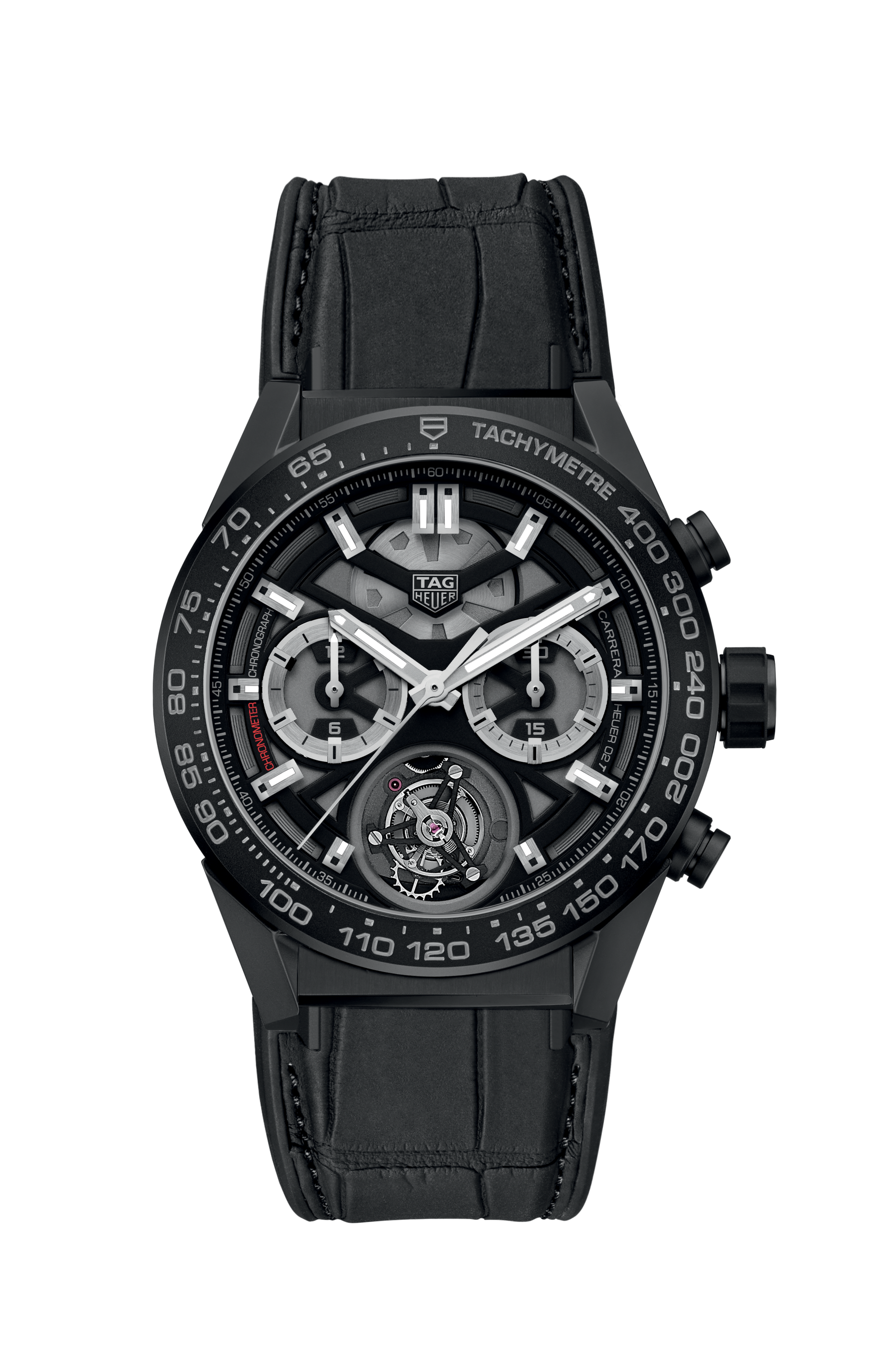 TAG Heuer Carrera                                                                                                 Chronographe automatique                   -                       Diamètre 45 mm                                                             TAG Heuer CARRERA Référence :  CAR5A90.FC6415 -1