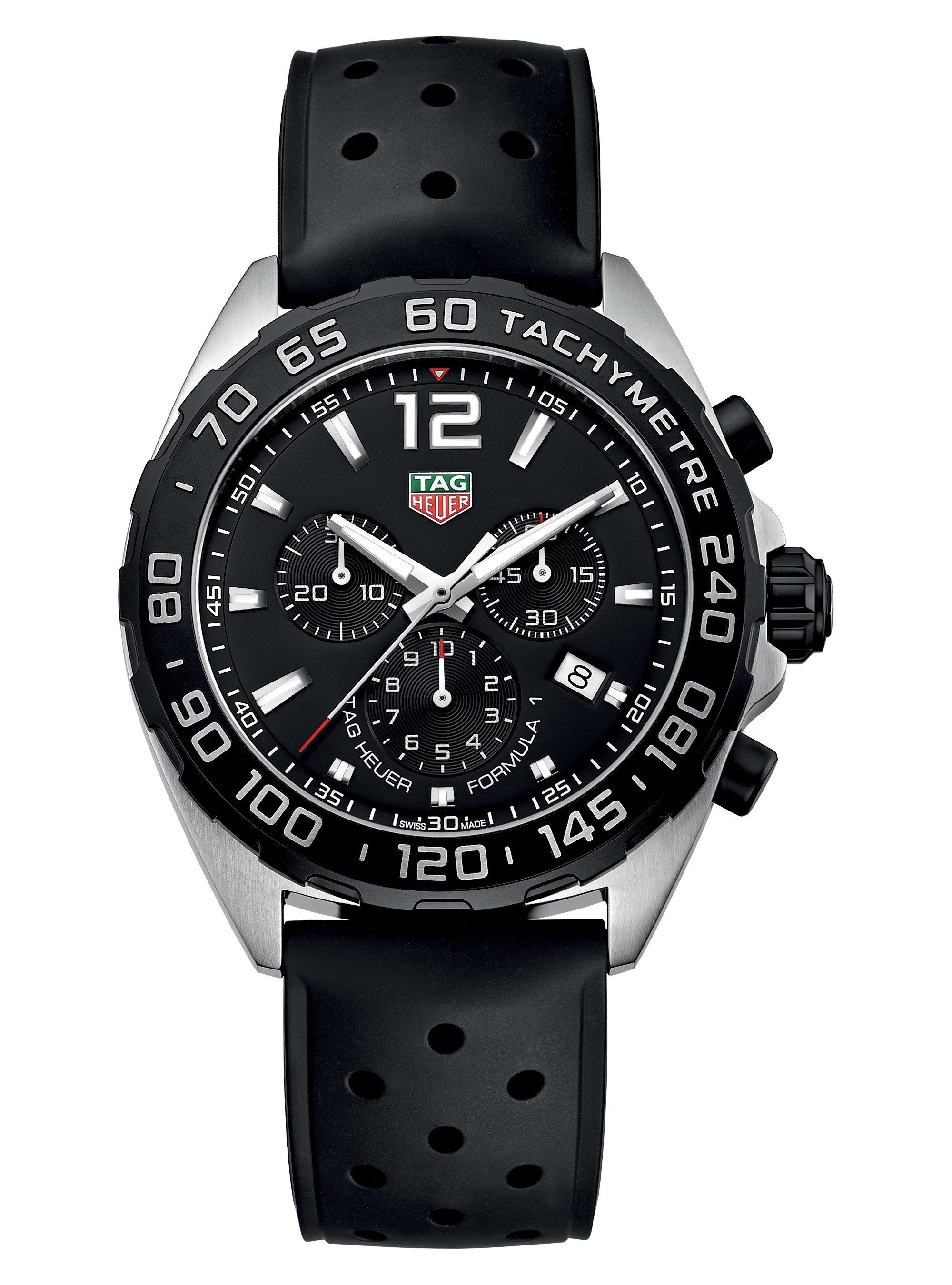 TAG Heuer Formula 1                                                                                                 Chronographe à quartz                   -                       Diamètre 43 mm                                                              TAG Heuer FORMULA 1 Référence :  CAZ1010.FT8024 -1