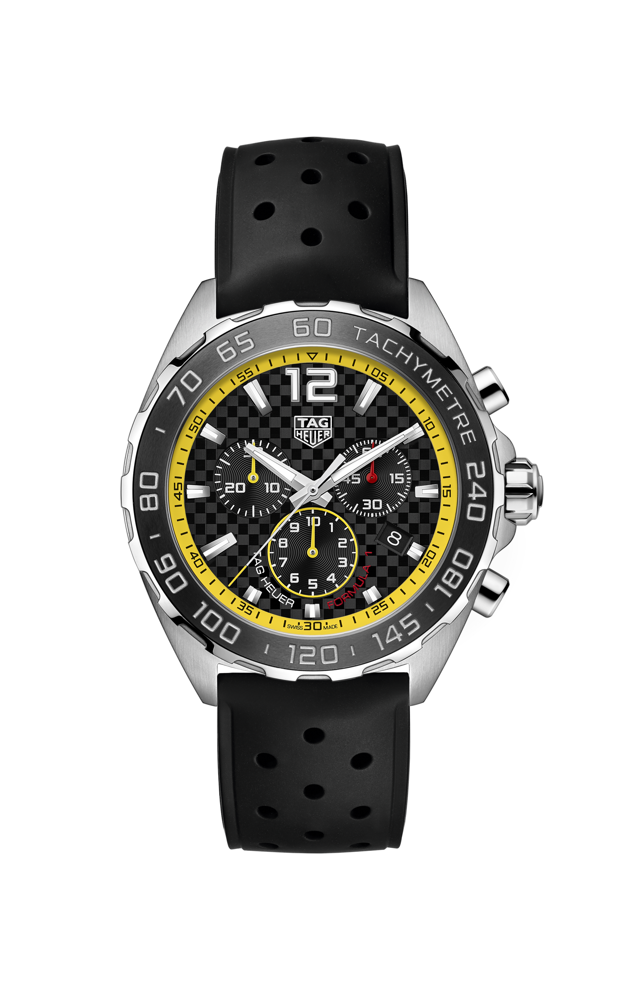 TAG Heuer Formula 1                                                                                                 Chronographe à quartz                   -                       Diamètre 43 mm                                                              TAG Heuer FORMULA 1 Référence :  CAZ101AC.FT8024 -1