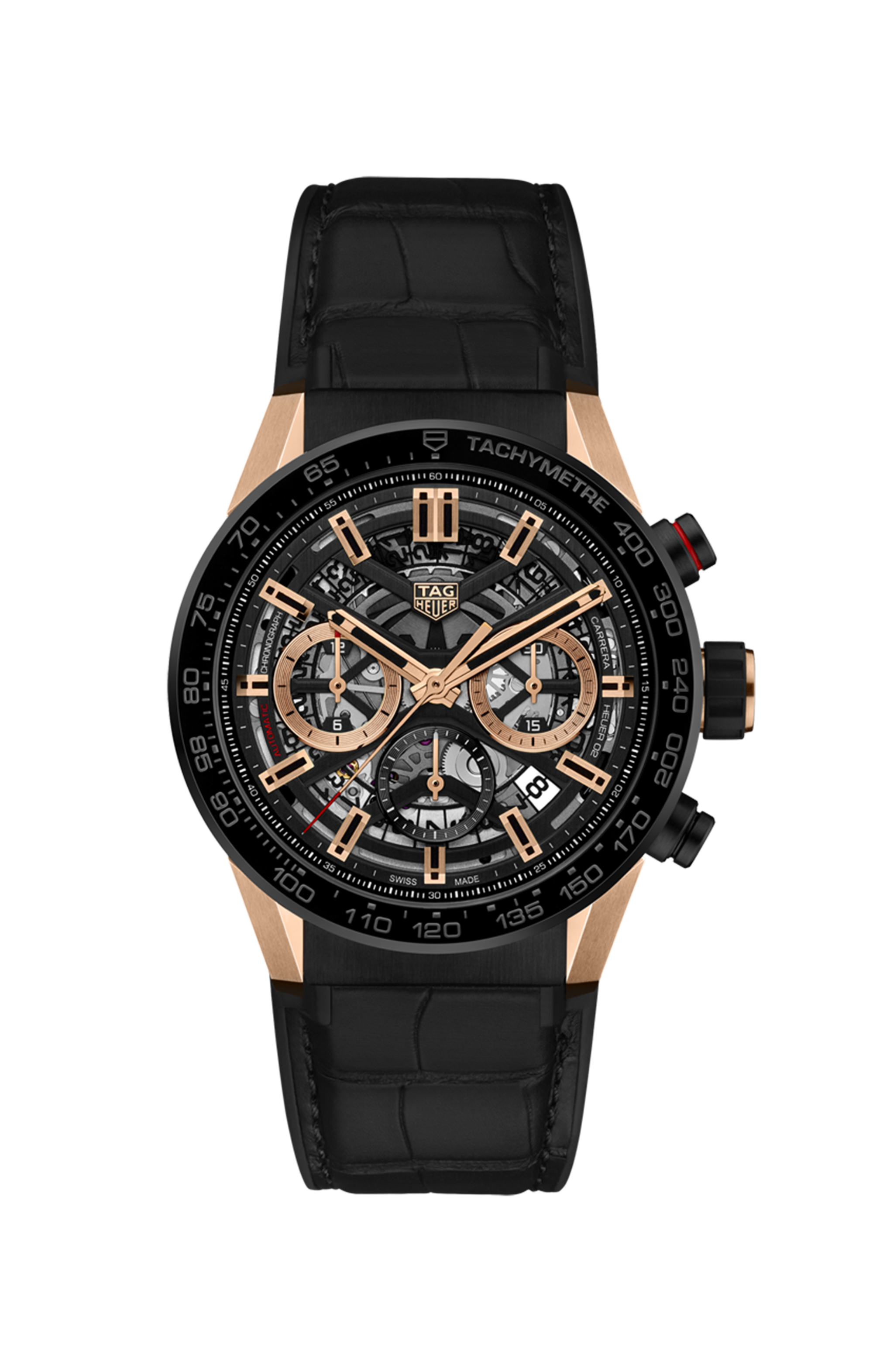 TAG Heuer Carrera                                                                                                 Chronographe automatique                   -                       Diamètre 43 mm                                                            