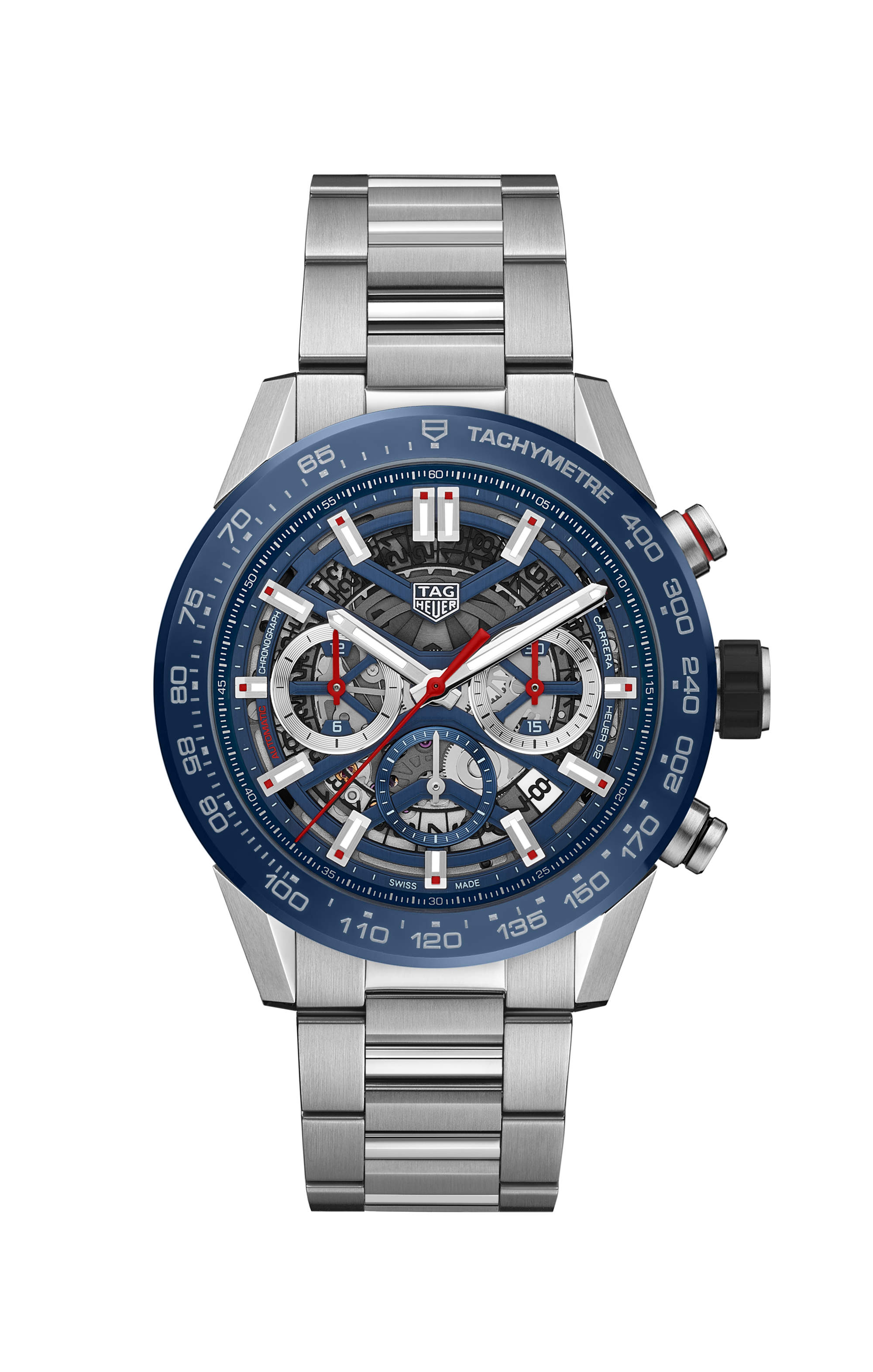 TAG Heuer Carrera                                                                                                 Chronographe automatique                   -                       Diamètre 45 mm                                                             TAG Heuer CARRERA Référence :  CBG2A11.BA0654 -1