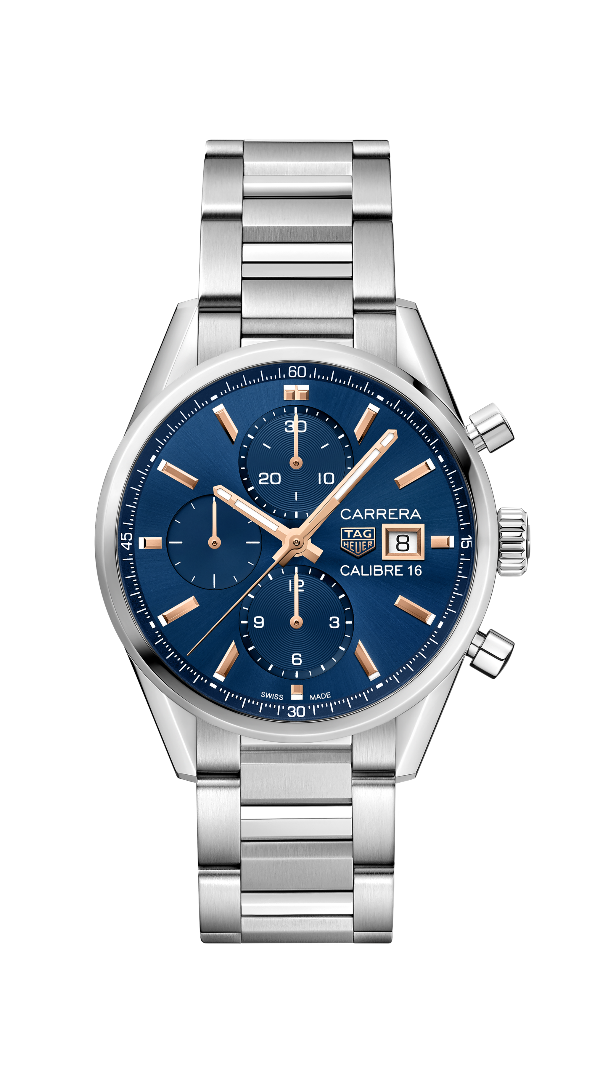 TAG Heuer Carrera                                                                                                 Chronographe automatique                   -                       Diamètre 41 mm                                                             TAG Heuer CARRERA Référence :  CBK2115.BA0715 -1