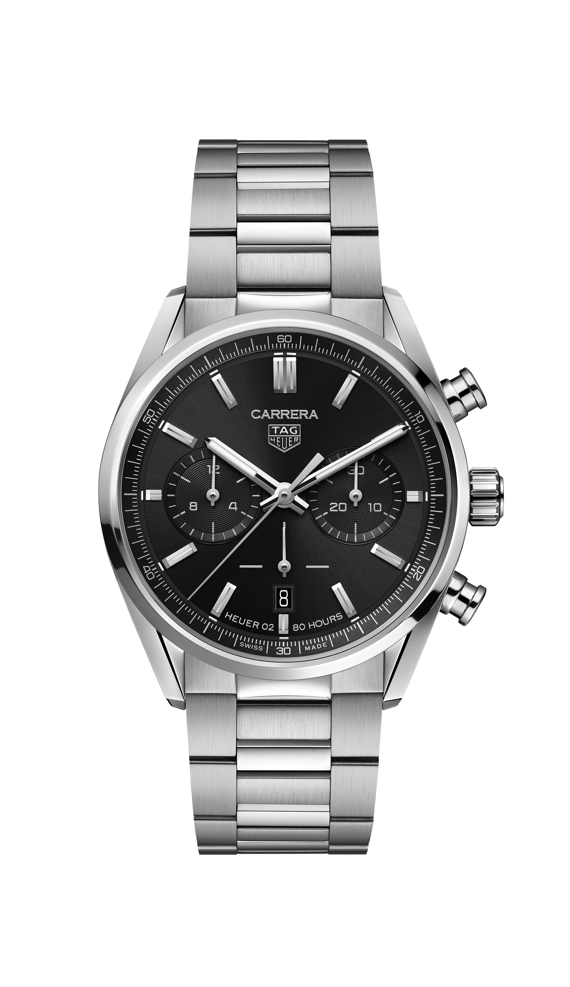 TAG Heuer Carrera                                                                                                 Chronographe automatique                   -                       Diamètre 42 mm                                                            