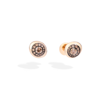Boucles D’Oreilles Nuvola Nuvola Référence :  POB8130_O7BKR_DBR05 -1