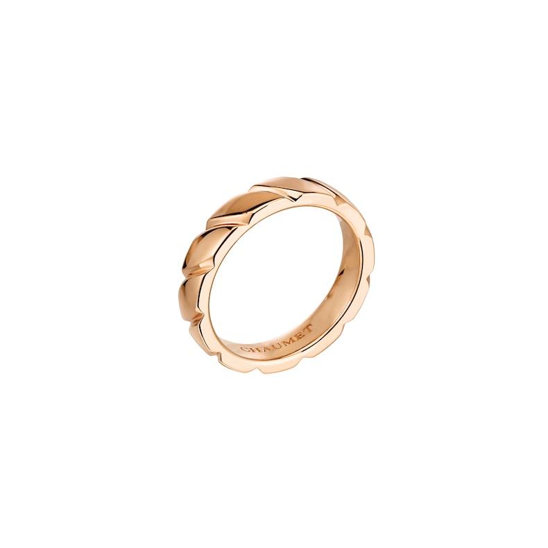 Alliance Torsade de Chaumet Alliances femme - Or rose Référence :  082501 -1