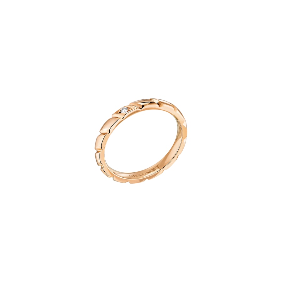 Alliance Torsade de Chaumet Alliances femme - Or rose Référence :  082723 -1