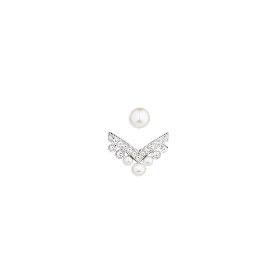 Boucle d'oreille Joséphine Aigrette