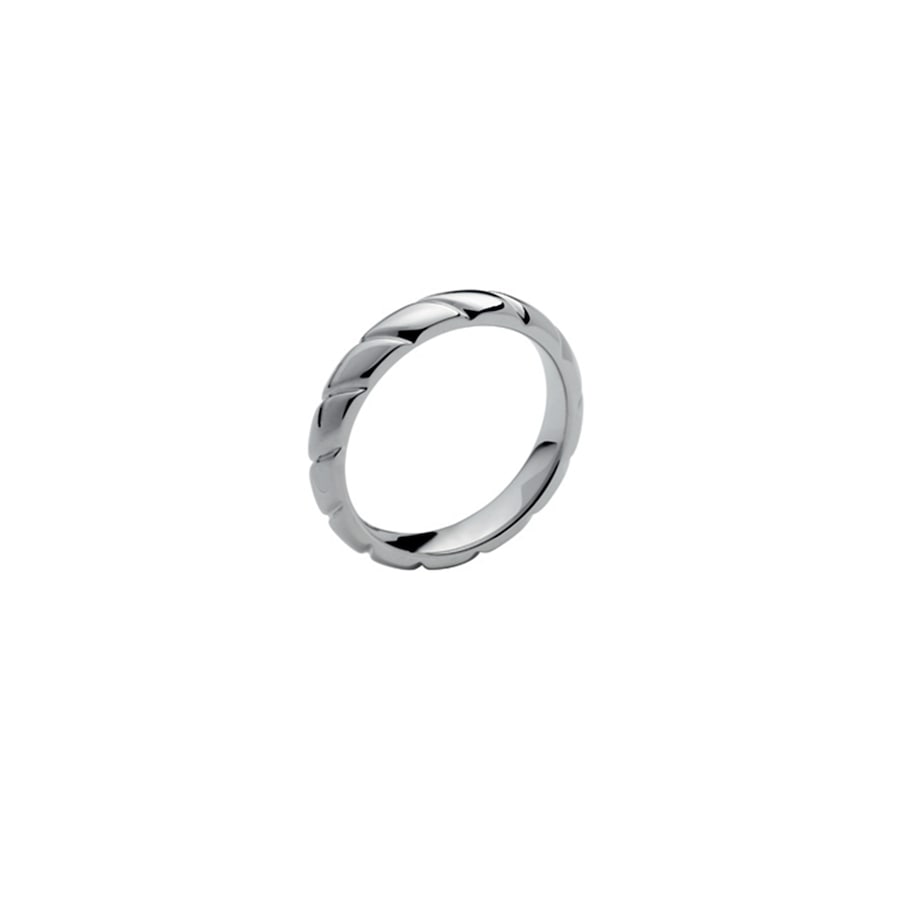 Alliance Torsade de Chaumet Alliances homme - Platine Référence :  095902 -1