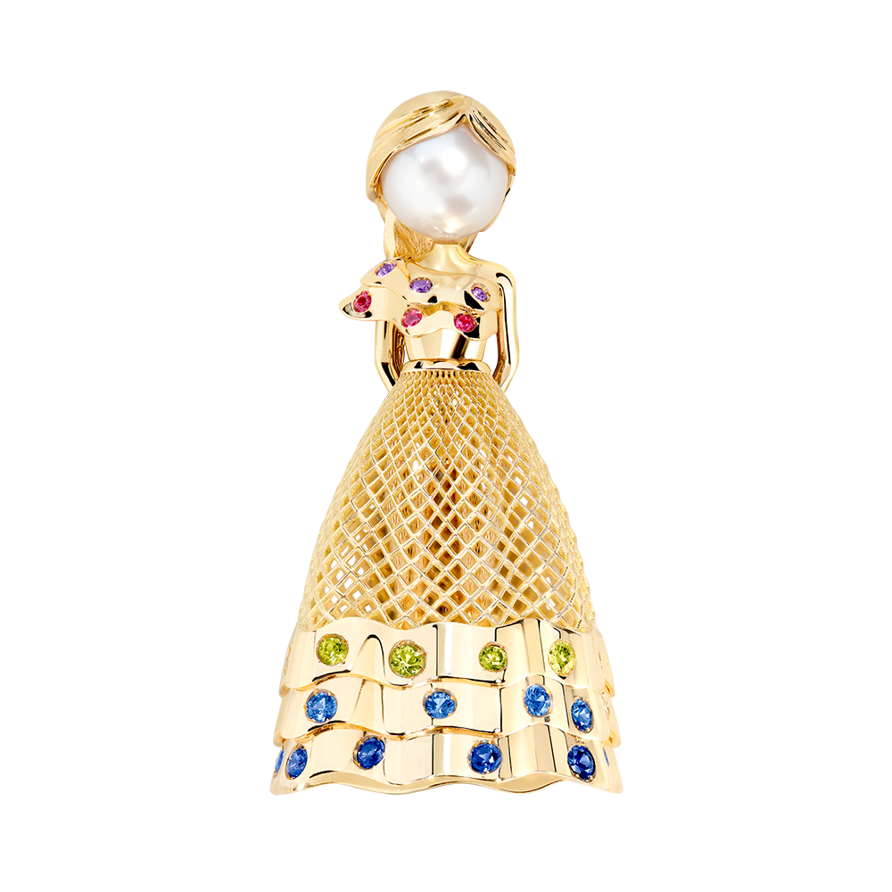 Broche pendentif Fredy's Tomo's Doll - Tutu  Référence :  5B0009 -1