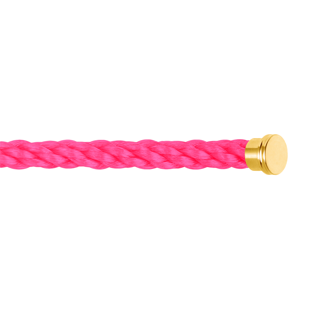 Cable rose fluo