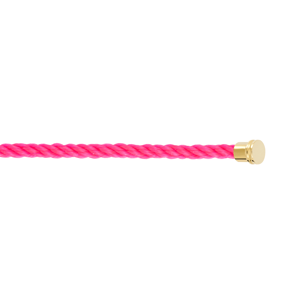 Cable rose fluo