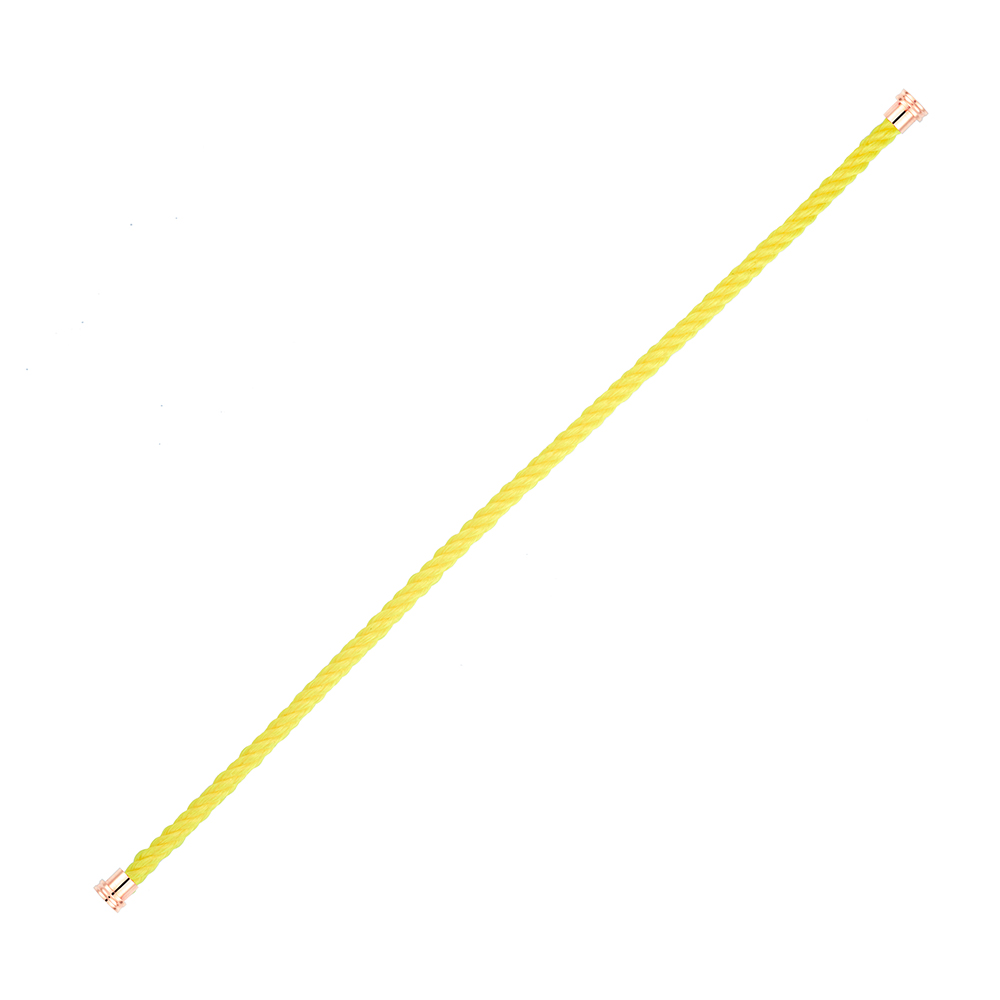 Câble moyen modèle FORCE 10 jaune fluo Force 10 Référence :  6B0346 -1