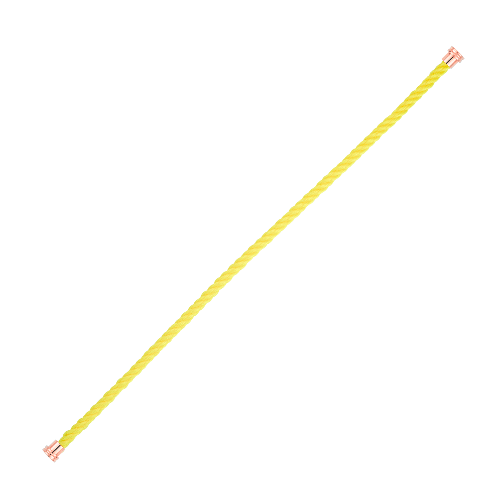 Cable jaune fluo Force 10 Référence :  6B0346 -2
