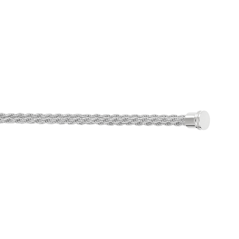 Bracelet multichaîne or blanc 750/1000e Force 10 Référence :  6B1012 -1