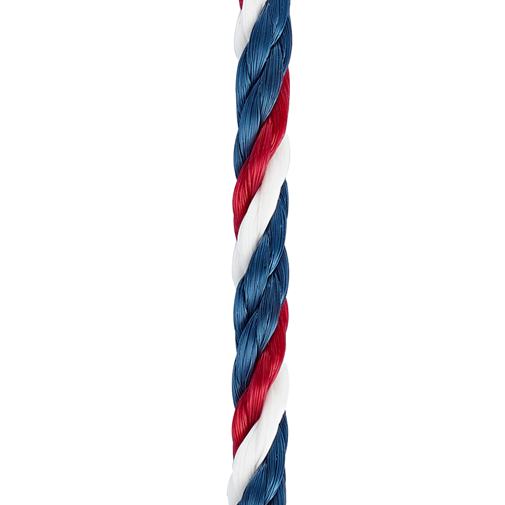 Cable Emblème bleu, blanc et rouge Force 10 Référence :  6B1042 -3