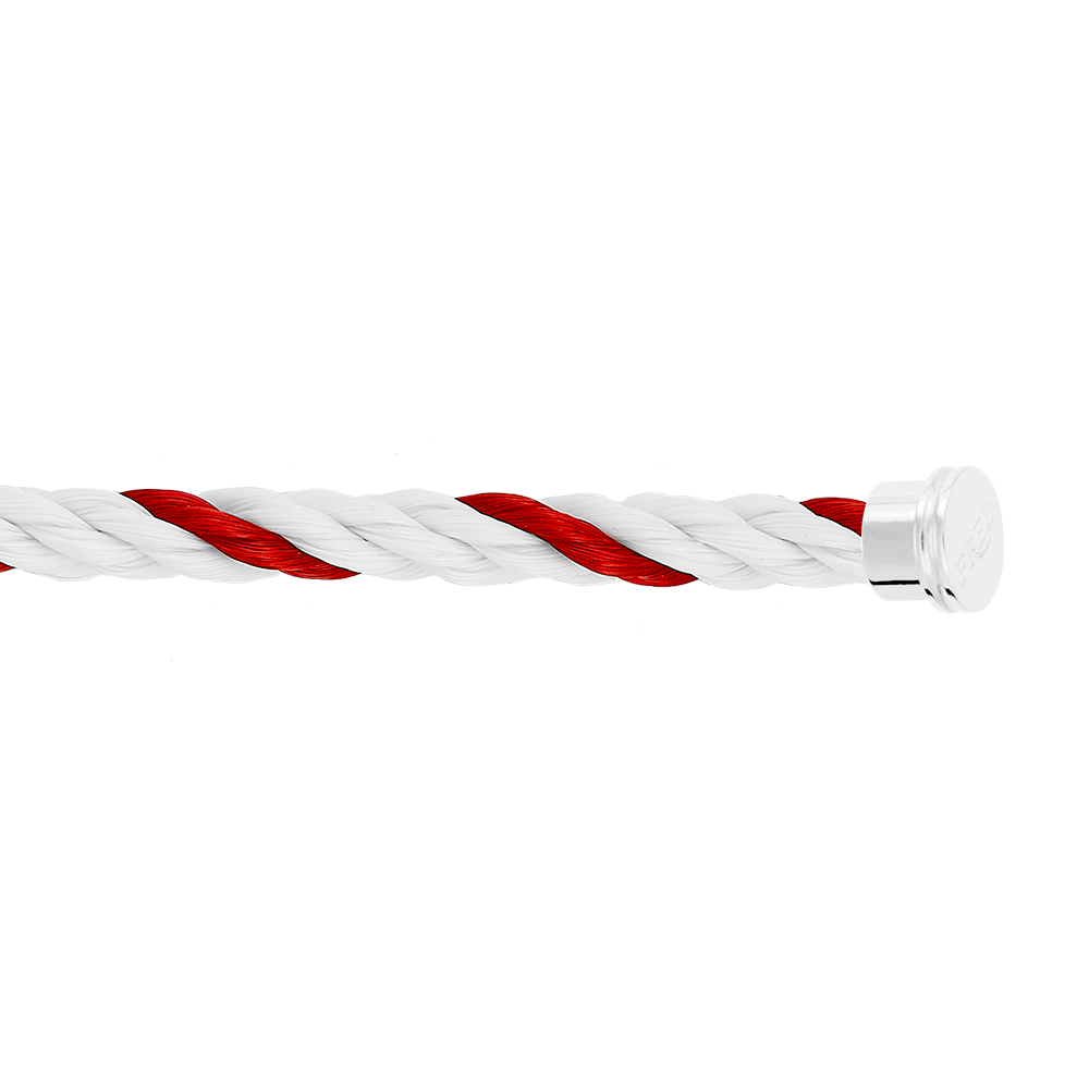 Cable Emblème rouge et blanc