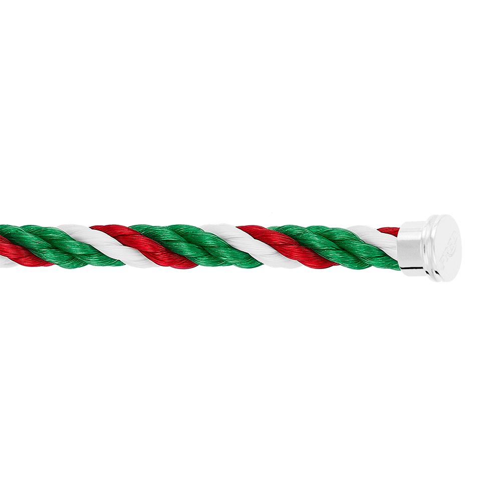 Cable Emblème vert, blanc et rouge Force 10 Référence :  6B1047 -1