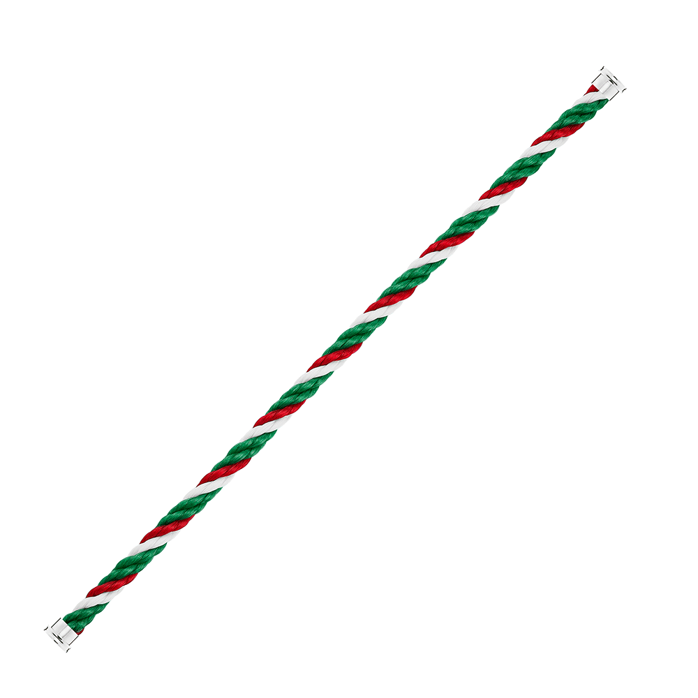 Cable Emblème vert, blanc et rouge Force 10 Référence :  6B1047 -2