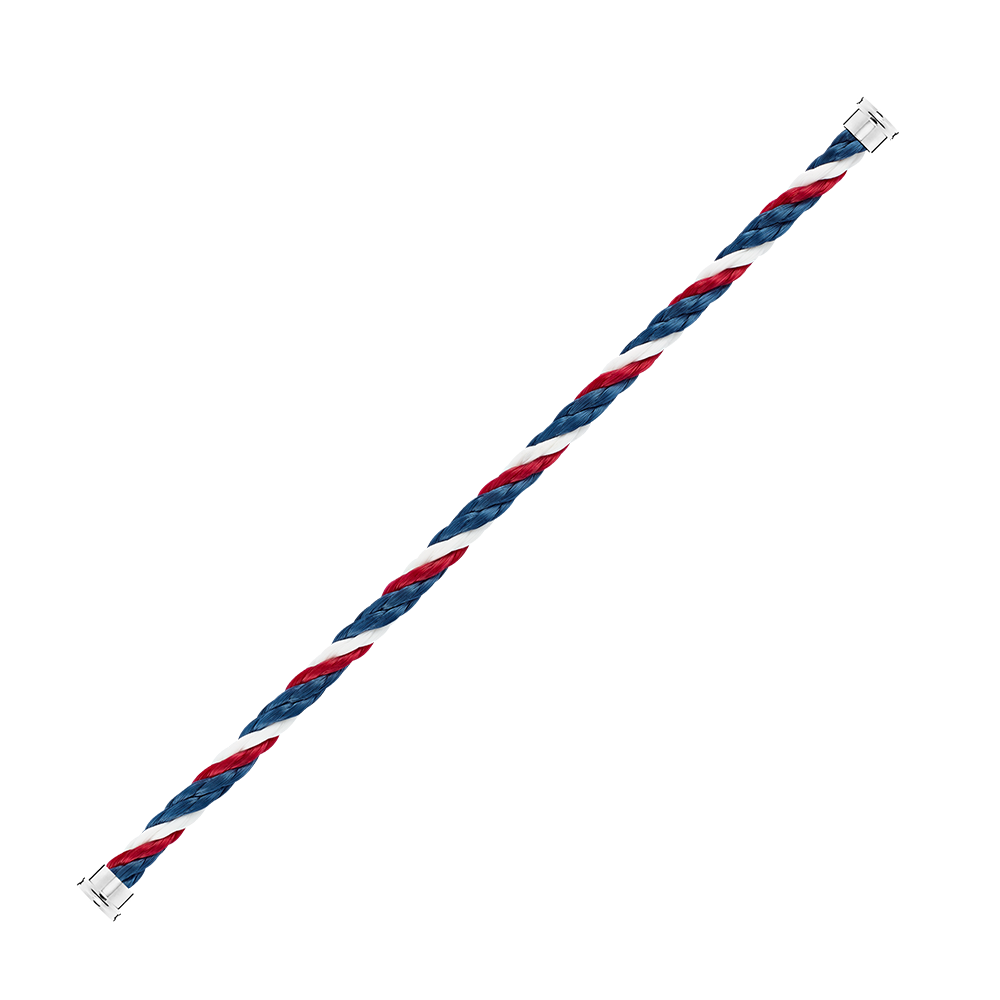 Cable Emblème bleu, blanc et rouge Force 10 Référence :  6B1050 -2