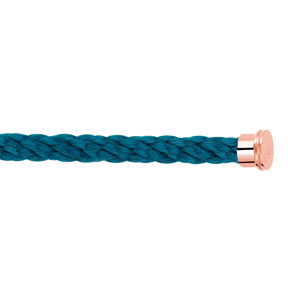 Cable 1 tour Or rose Bleu Riviera