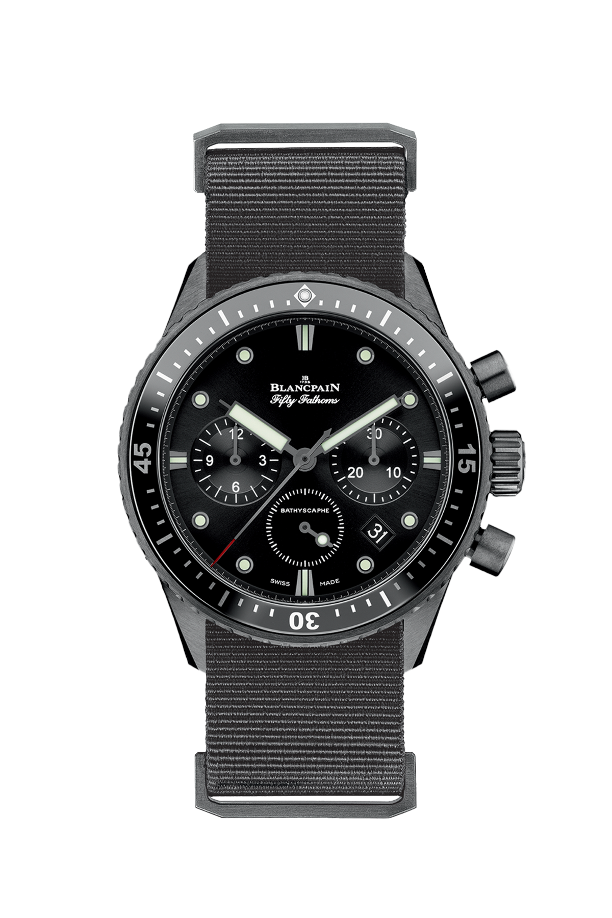 Fifty Fathoms Bathyscaphe Chronographe Flyback Fifty Fathoms Référence :  5200 0130 NABA -1