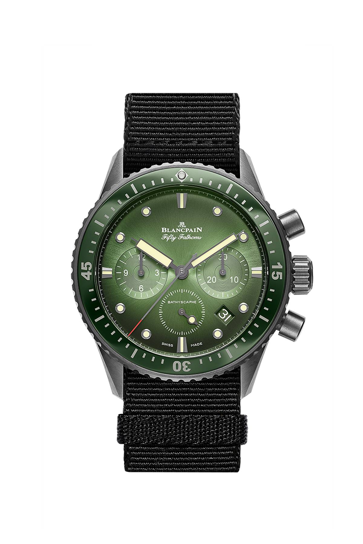 Fifty Fathoms Bathyscaphe Chronographe Flyback Fifty Fathoms Référence :  5200 0153 NABA -1