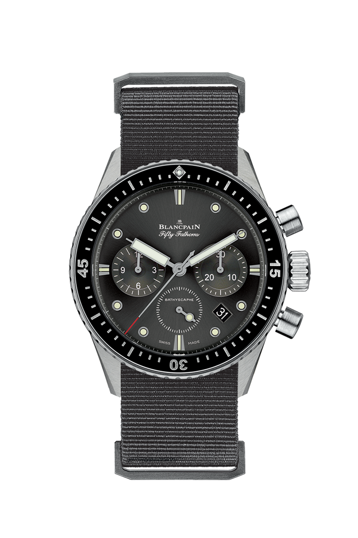 Fifty Fathoms Bathyscaphe Chronographe Flyback Fifty Fathoms Référence :  5200 1110 NABA -1