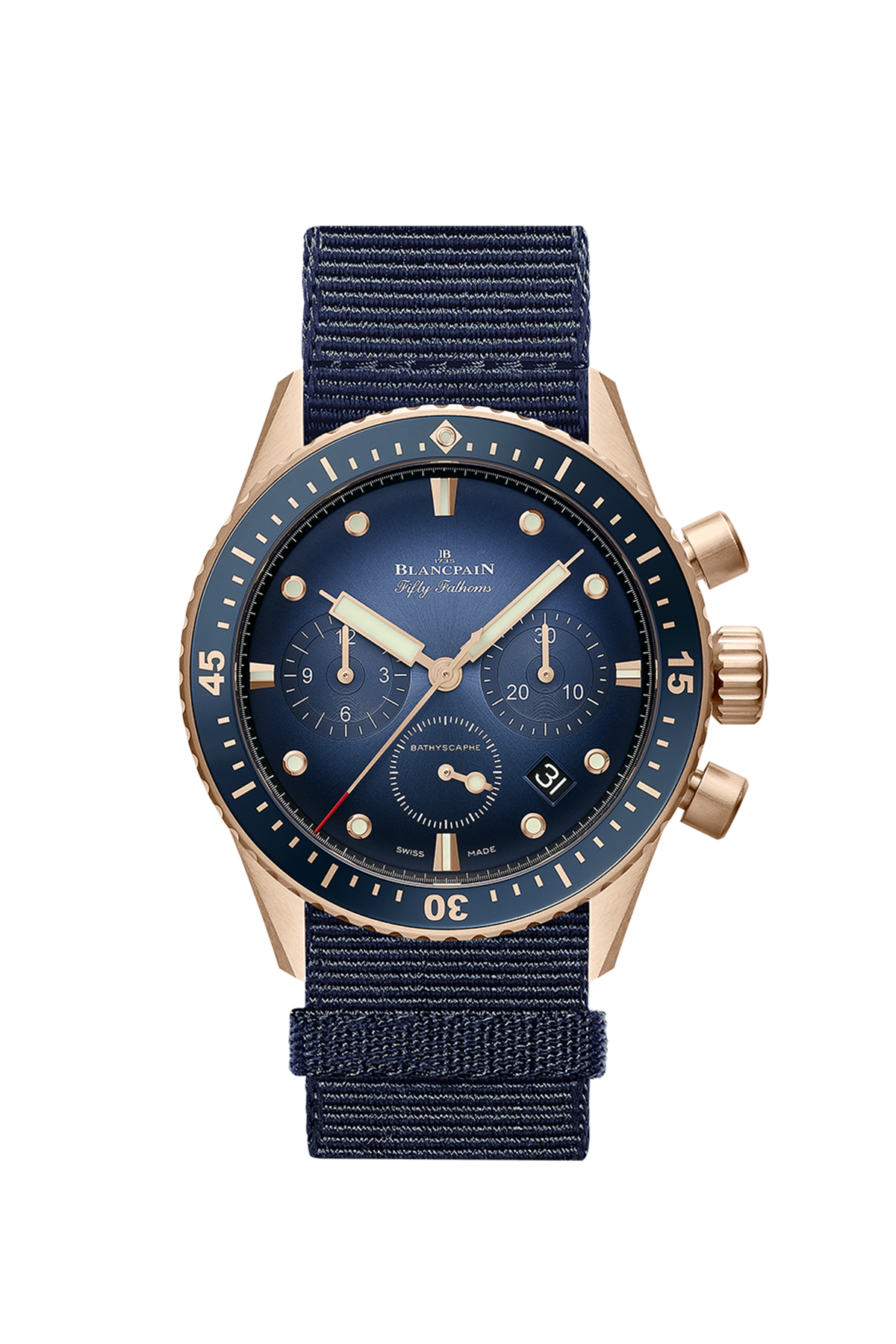 Fifty Fathoms Bathyscaphe Chronographe Flyback Fifty Fathoms Référence :  5200 3640 NAOA -1