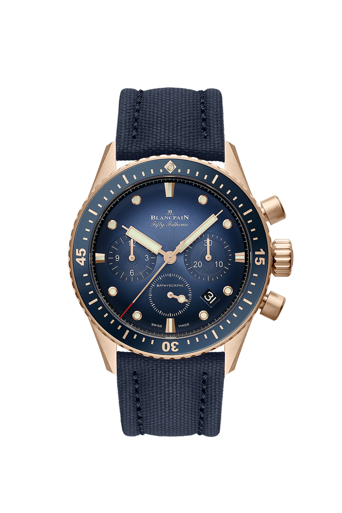 Fifty Fathoms Bathyscaphe Chronographe Flyback Fifty Fathoms Référence :  5200 3640 O52B -1