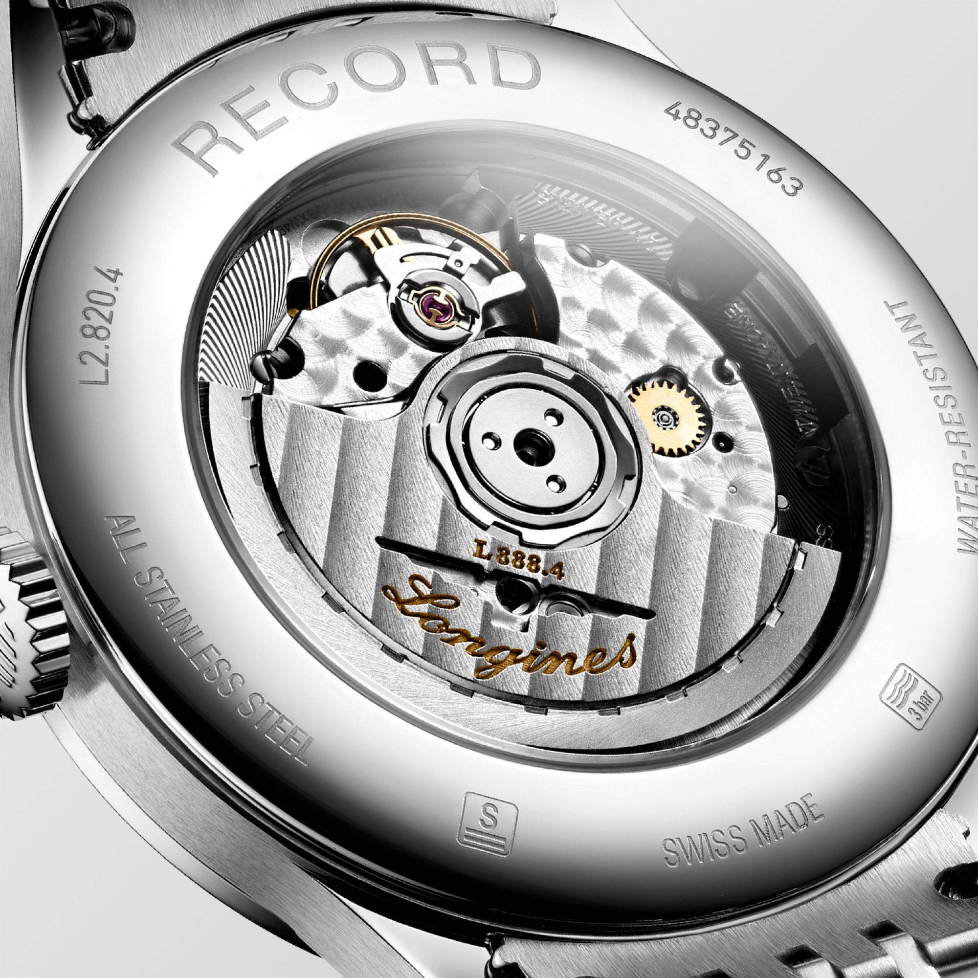 Collection Record Watchmaking Tradition Référence :  L2.820.4.57.6 -3
