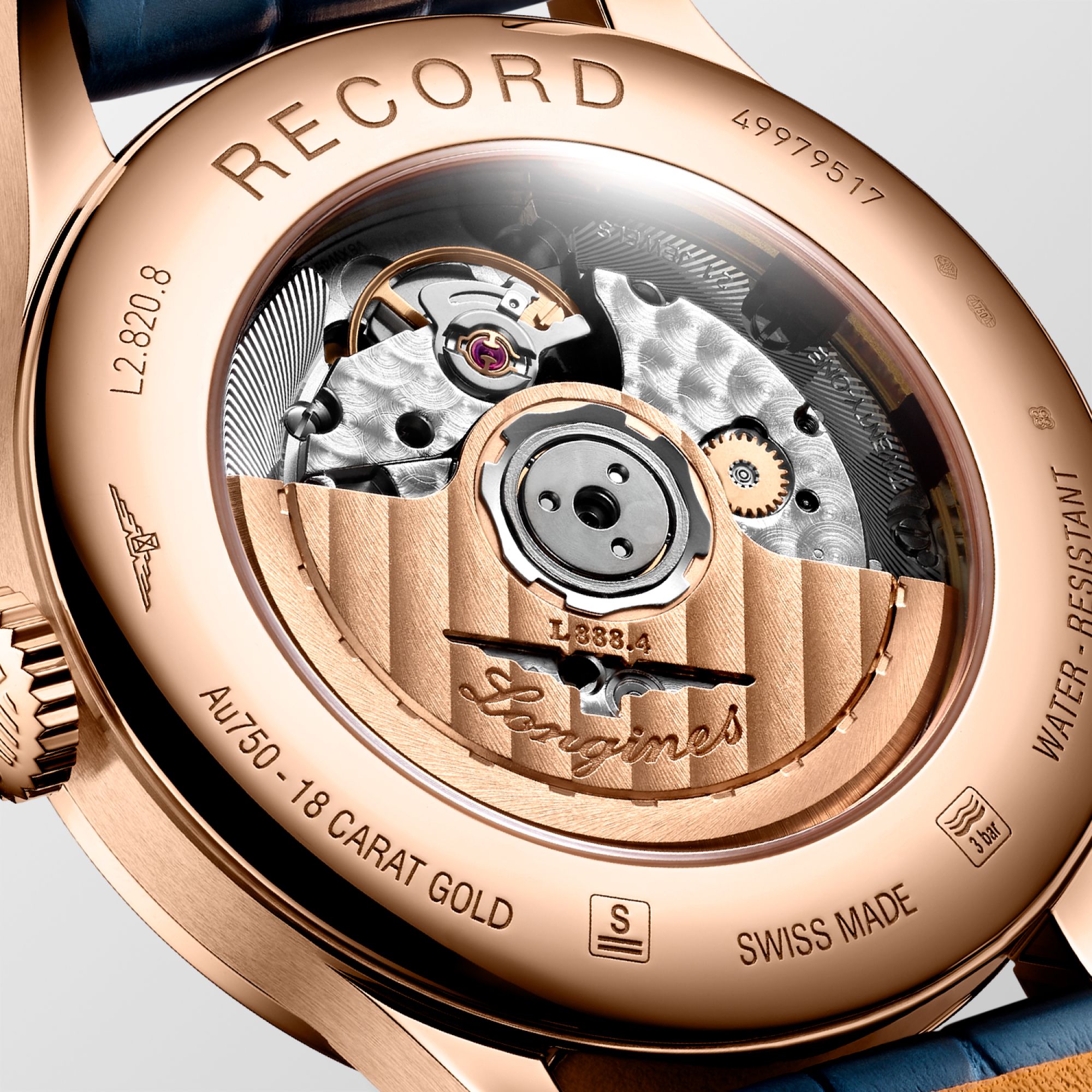 Collection Record Watchmaking Tradition Référence :  L2.820.8.92.2 -3
